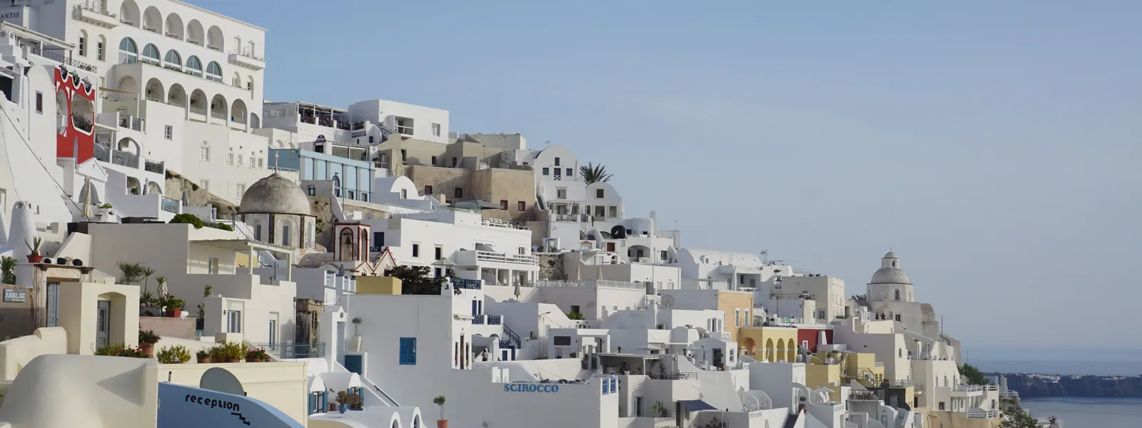 Veduta di Santorini