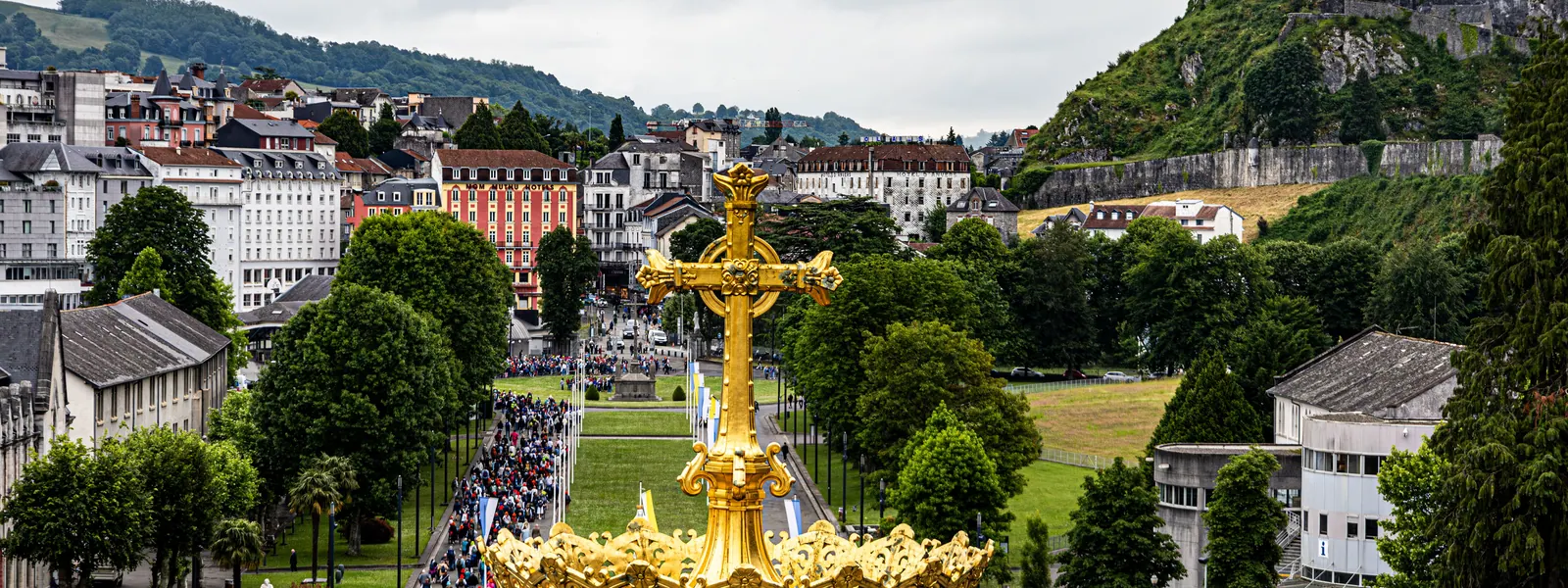 A view of Lourdes