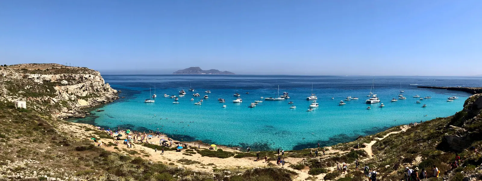 Veduta di Lampedusa