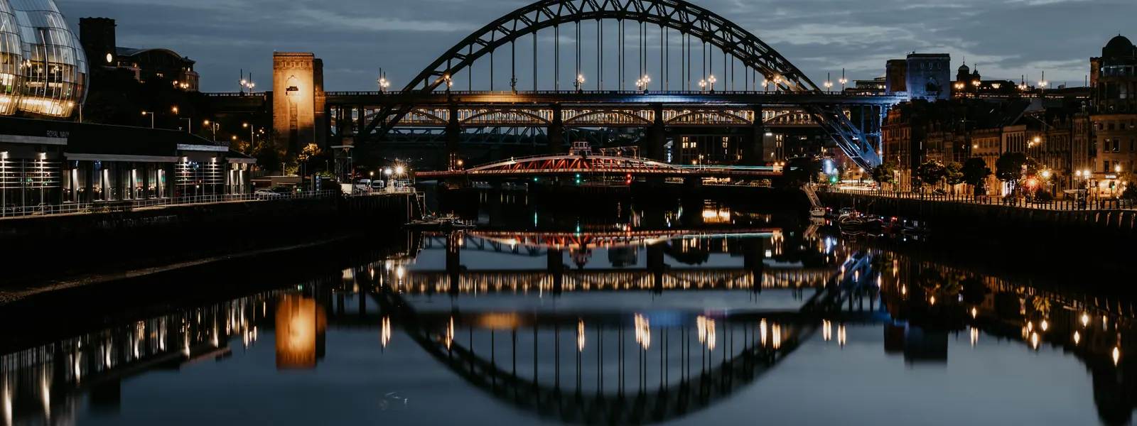 Veduta di Newcastle