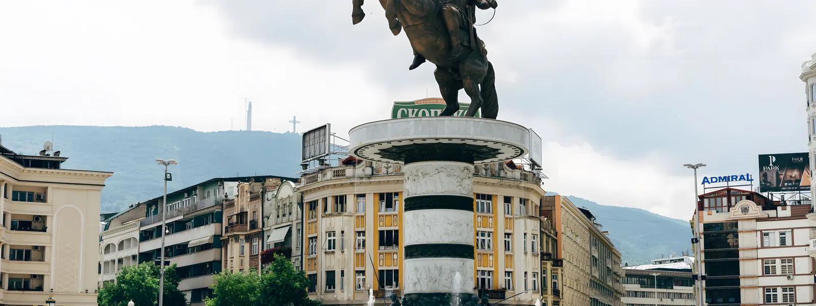 Veduta di Skopje