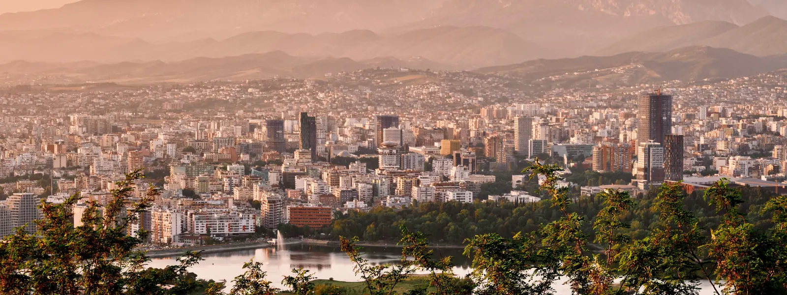 Veduta di Tirana